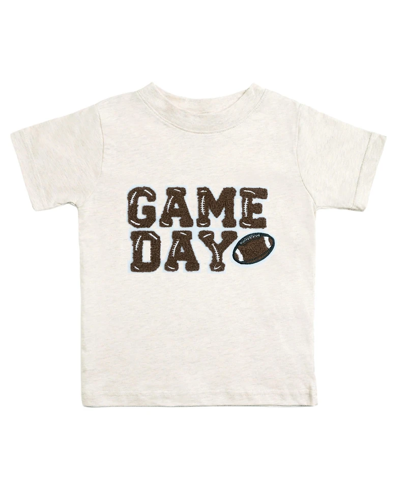 Sweet Wink Toddler Boys 2T -4T Game Day Patch Short Sleeve T-Shirt