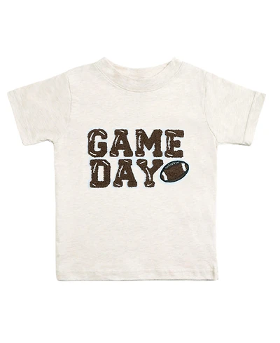 Sweet Wink Toddler Boys 2T -4T Game Day Patch Short Sleeve T-Shirt