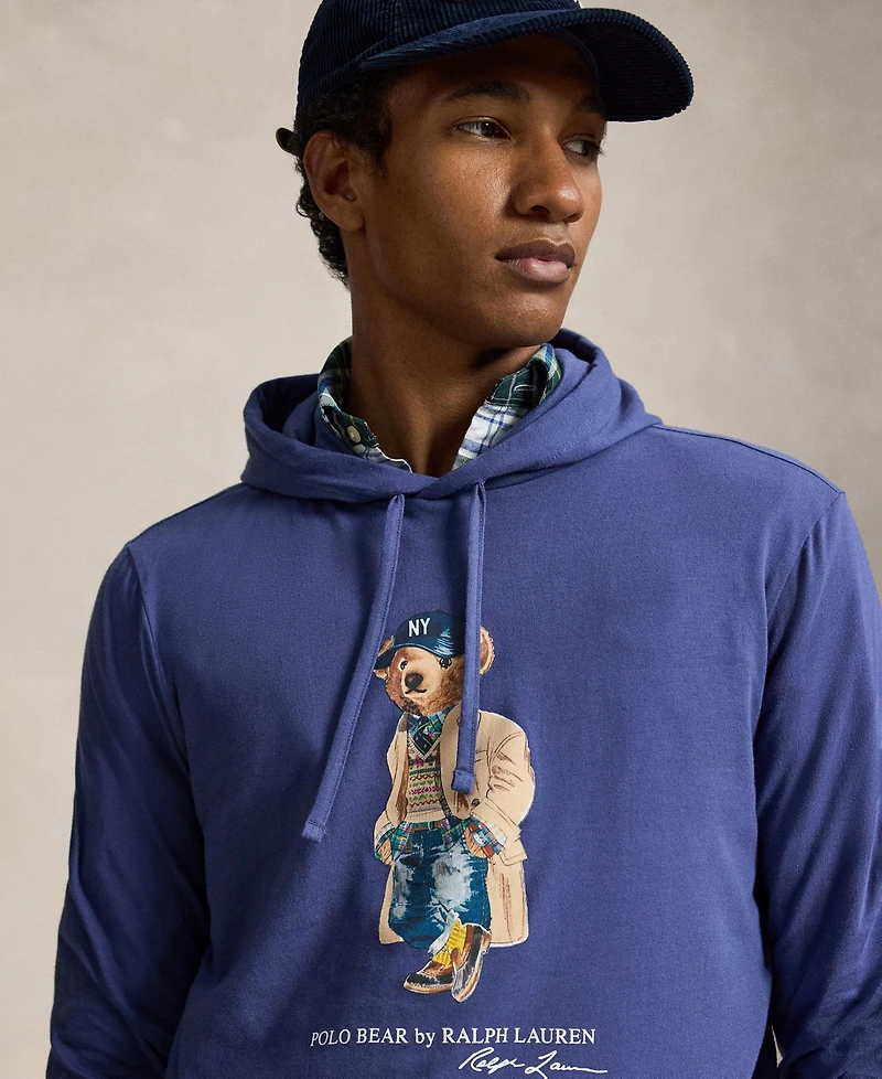 Polo Ralph Lauren Men's Bear Jersey Hooded Sweatshirt