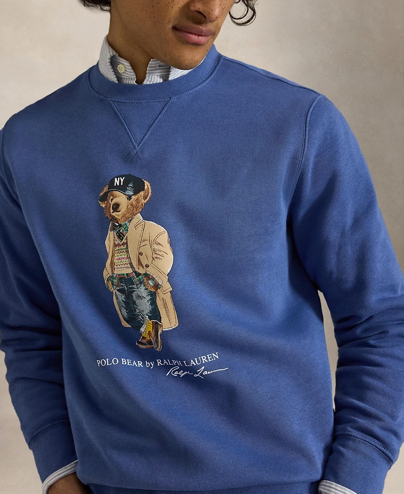 Polo Ralph Lauren Men's Bear Fleece Sweatshirt - Bastille Blue