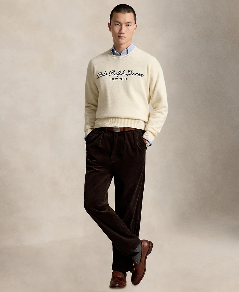 Polo Ralph Lauren Men's Regular-Fit Logo Wool-Cotton Sweater