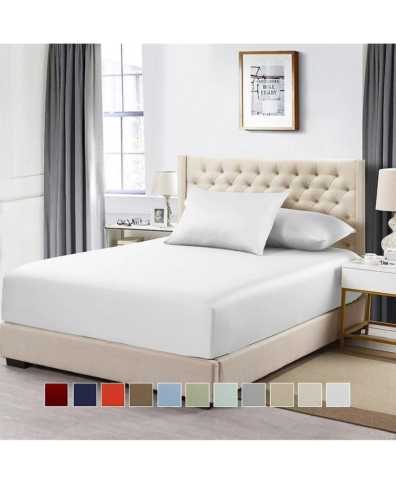 Abripedic Top Split King Fitted Sheet Only - Luxury 1000 Thread Count