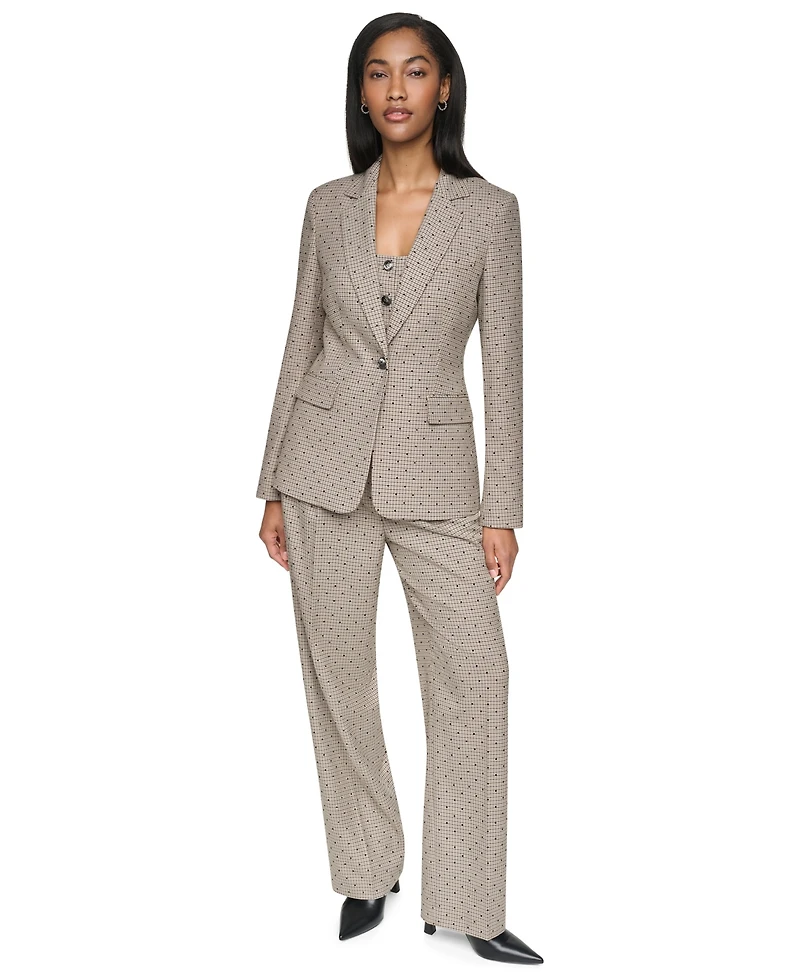 Dkny Women's One-Button Notch-Collar Blazer