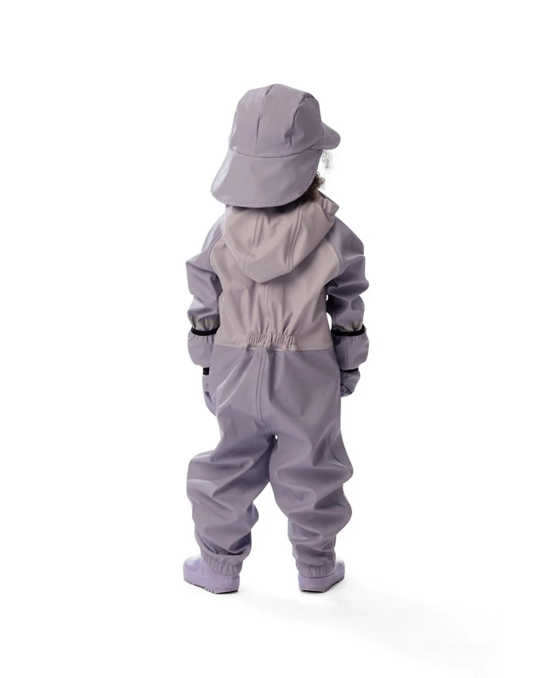 Deux par Baby Girls 12M to 24M Rain One Piece Mauve
