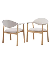 Boyel Living 2-Piece Modern Dining Chairs with Arms