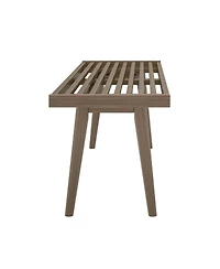 Sunset Living Furniture Mid-Century Modern Full-Size Bench