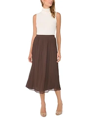 Vince Camuto Women's Pull-On A-Line Midi Skirt