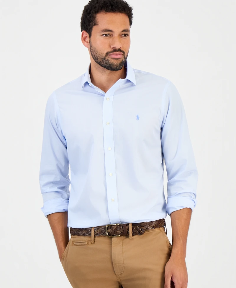 Polo Ralph Lauren Men's Classic-Fit Striped Poplin Shirt
