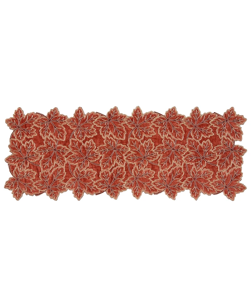 Lenox Lurex Leaves Velvet Centerpiece, 14" x 36"