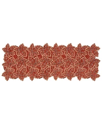 Lenox Lurex Leaves Velvet Centerpiece, 14" x 36"