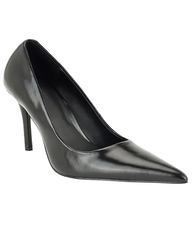Guess Women's Naprini Leather Pointed Toe High Stiletto Pumps