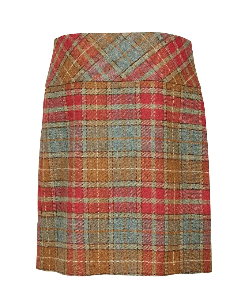 Celtic & Co. Women's The British Celt Kilt Plaid A-Line Wool Skirt