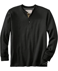 Legendary Whitetails Mens Double Layer Thermal Henley Long Sleeve Shirt