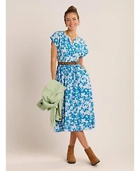 Brakeburn Women's Ranieli Floral Print Midi Dress