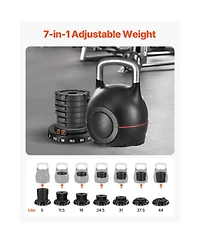 Vevor Adjustable Kettlebell with 7 Weight Levels