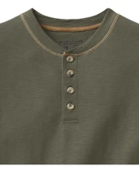 Legendary Whitetails Mens Maverick Slub Henley Long Sleeve Shirt