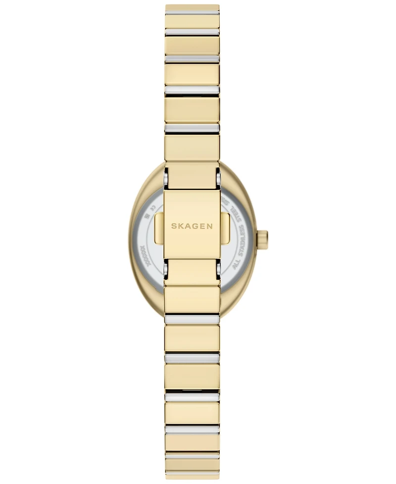 Skagen Women's Anita Oval Quartz Two-Hand Stainless Steel Watch 20mm
