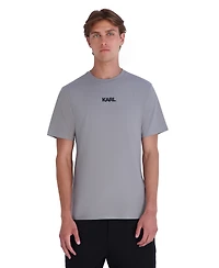 Karl Lagerfeld Paris Men's Rubberized T-Shirt