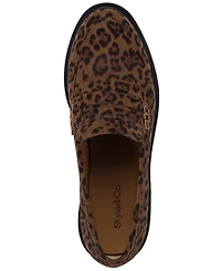 Style & Co Women's Athenaa Round Toe Penny Loafers, Macy's Exclusive