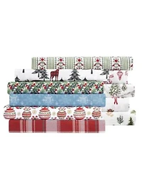Sanders Holiday Printed Microfiber Sheet Set