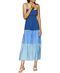 Cupshe Women's Saltwater Icon Colorblock Maxi Beach Dress