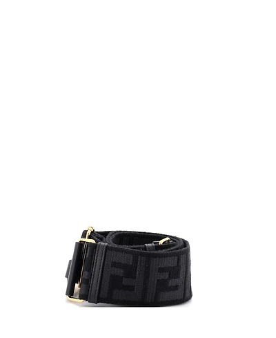 Pre-Owned Fendi Strap You Shoulder Strap Zucca Canvas with Leather