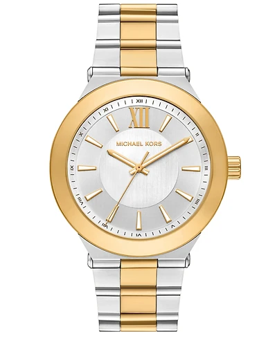 Michael Michael Kors Men's Billie Three-Hand Two-Tone Stainless Steel Watch 44mm