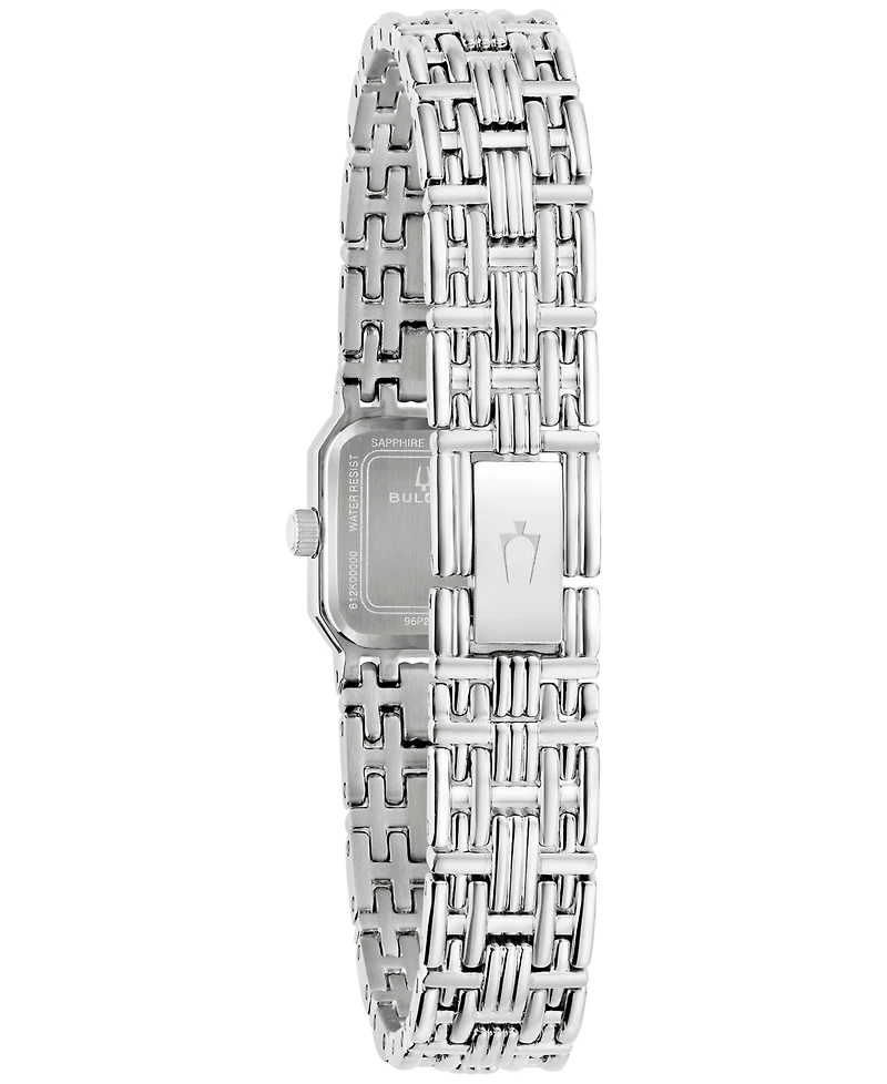 Bulova Women's Goddess of Time Sophia Silver-Tone Stainless Steel Bracelet Watch 16mm