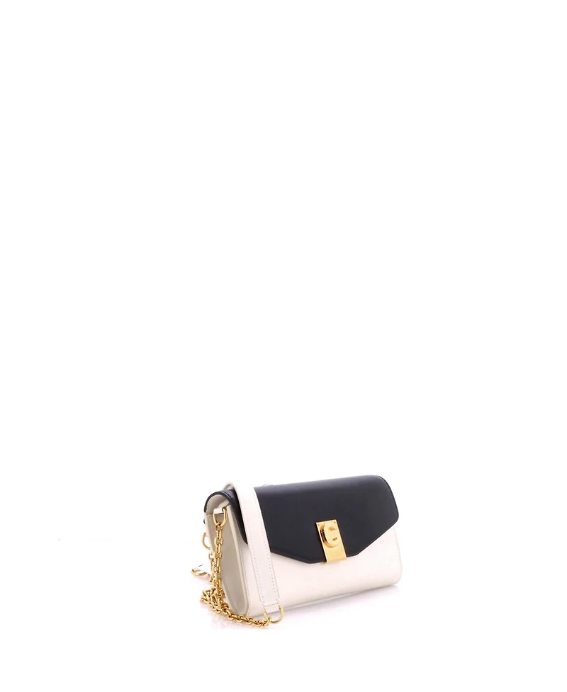 Pre-Owned Celine C Wallet on Chain Leather