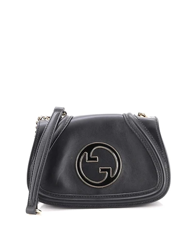Pre-Owned Gucci Small Blondie Nm Chain Crossbody Bag Leather