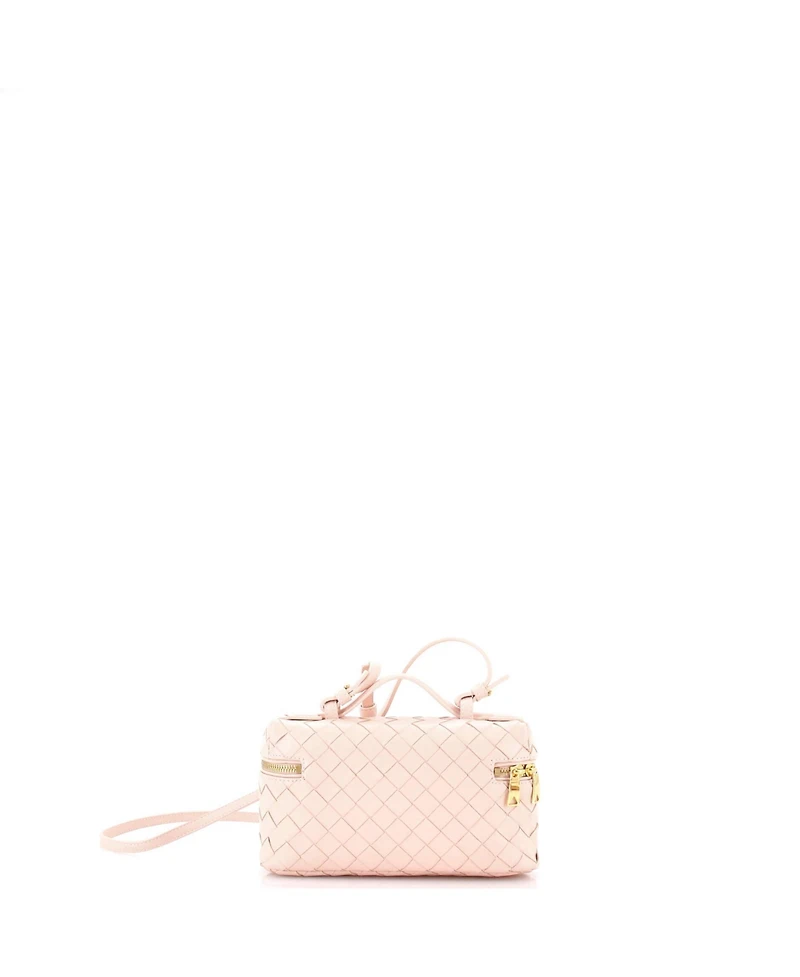 Pre-Owned Bottega Veneta Bang Bang Vanity Case Intrecciato Leather