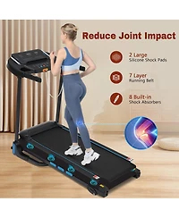 Streamdale Furniture 3.5HP Auto-Foldable Treadmill with Incline, 350Lbs Capacity and Bluetooth Speaker