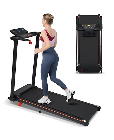 Streamdale Furniture Foldable 3.0HP Treadmill with 8% Incline and 265 Lbs Capacity