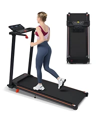 Streamdale Furniture Foldable 3.0HP Treadmill with 8% Incline and 265 Lbs Capacity