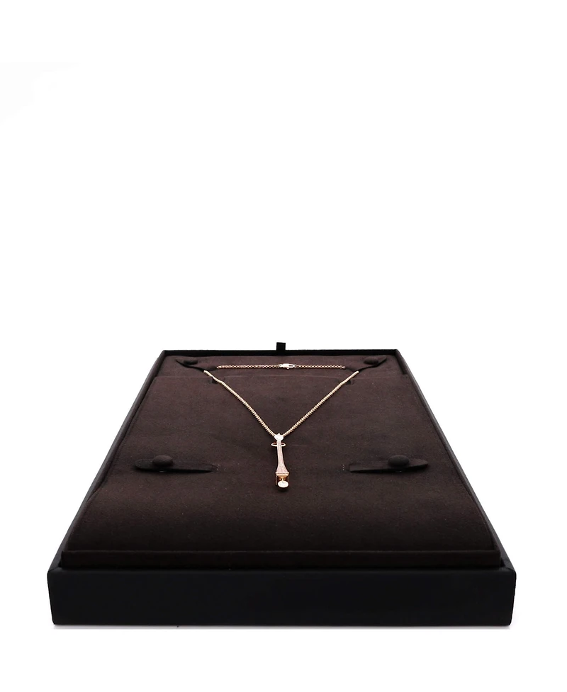 Pre-Owned HERMES Clou De Forge Pendant Necklace