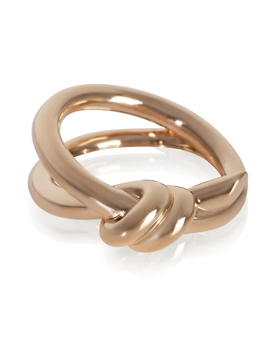 Pre-Owned Tiffany & Co Rose Gold Double Row Knot Ring