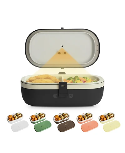 Uvi Plus Self-Heating Lunch Box with Usb-c Cord and Uv Light Sanitizer