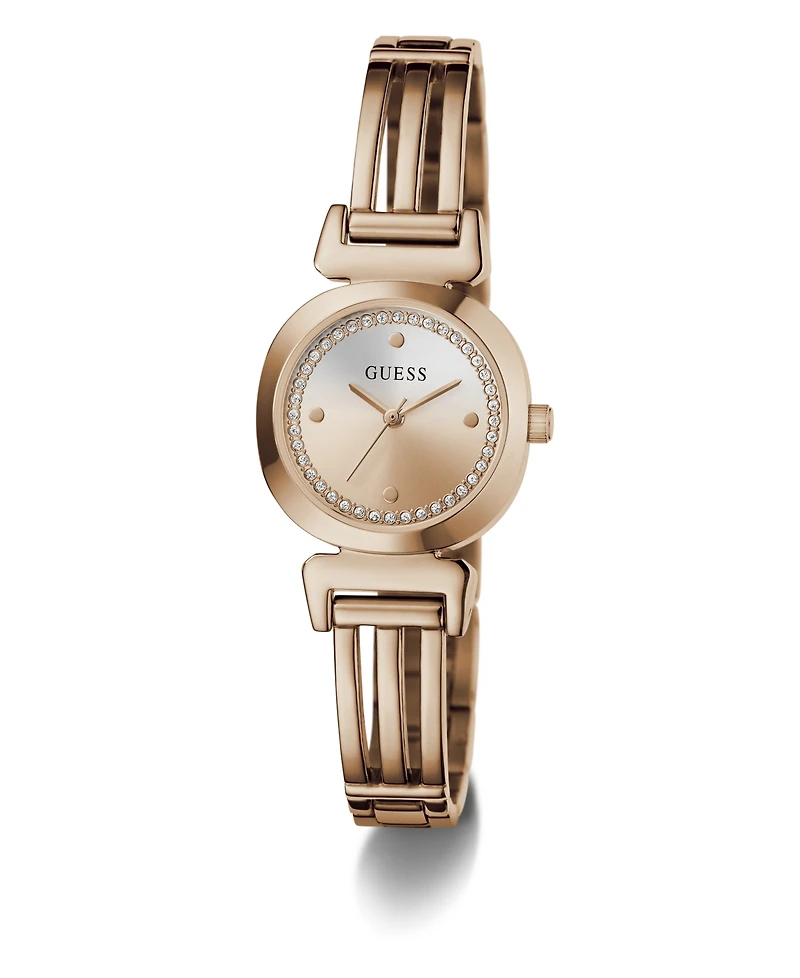 Guess Women's Quartz Rose Gold-Tone Stainless Steel Watch 24mm