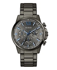 Guess Men's Quartz Gunmetal Stainless Steel Watch 44mm