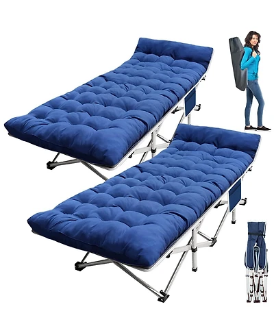 Aofar 2-pack Camping Mattress Sleeping Pad Folding Bed
