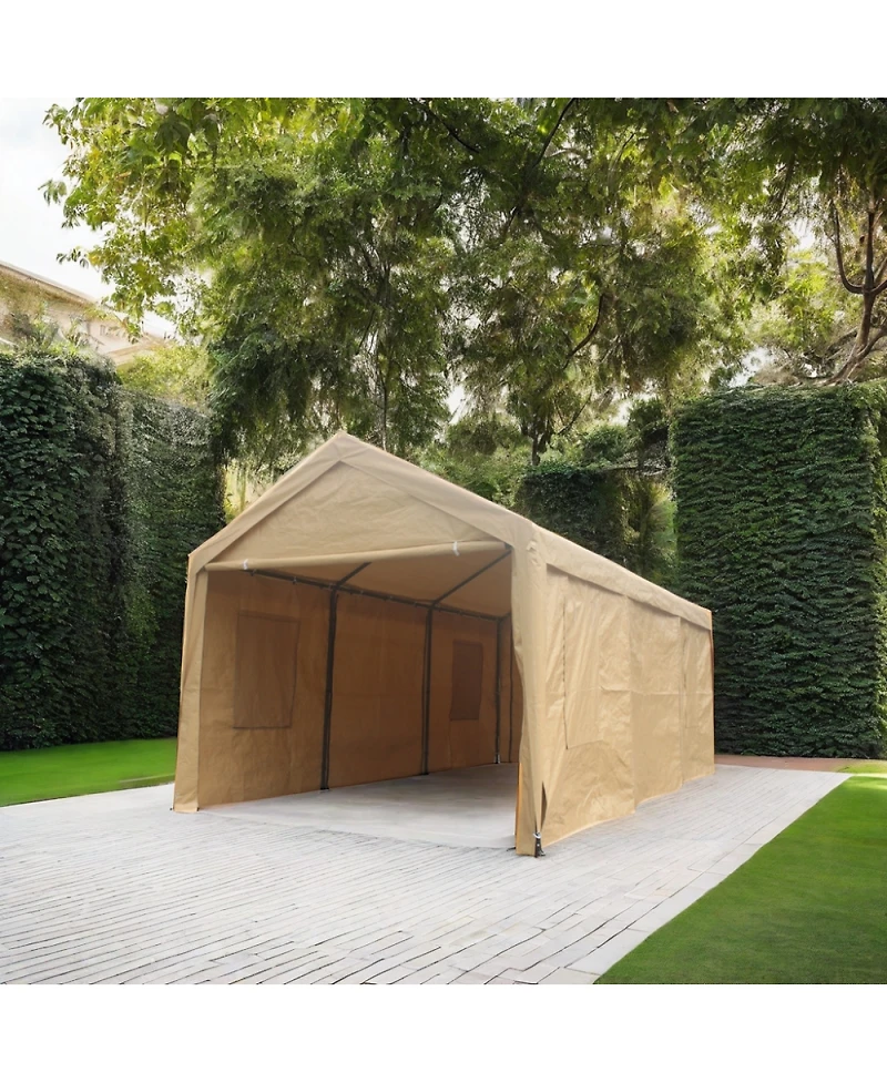 Streamdale Furniture 10x20 Feet Party Tent Gazebo Heavy Duty Outdoor Car Canopy Carport Portable Garage