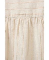 Celtic & Co. Women's Draped Boxy Collared Shirt