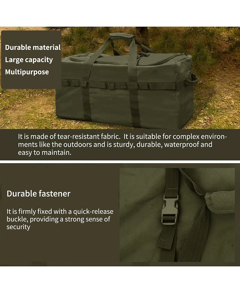 Piscifun Waterproof Oxford Camping Storage Tote Bag Travel Sports Equipment Organizer