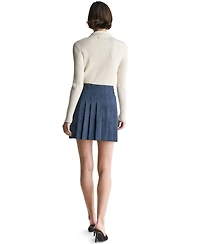 Bcbg Women's Pleated A-Line Mini Skirt
