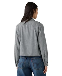 Levi's Women's Long-Sleeve Utility Crop Top