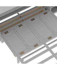 Streamdale Furniture Murphy Bed With Storage Drawers and Shelves