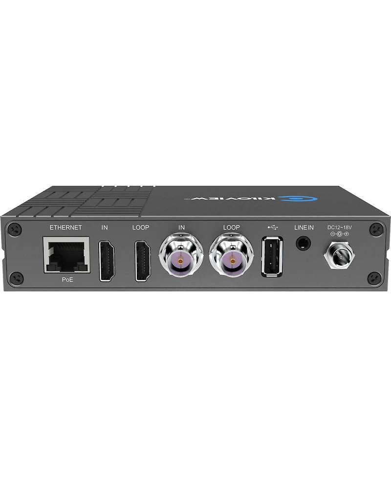 Kiloview E3 Dual-Channel 4K Hevc Video Encoder Compatible with Hdmi and 3G-sdi