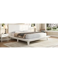 Streamdale Furniture Platform Bed Frame with Headboard