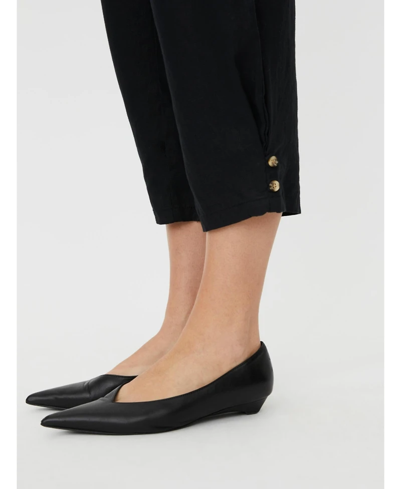 Masai Copenhagen Women's Mapenna Cropped Linen Trousers