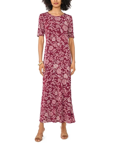 Vince Camuto Women's Crewneck Maxi Dress